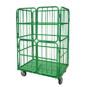 物流籠車 四門款 2種尺寸 物流台車 郵局籠車 貨運推車 高荷重  置物車 貨運行 集貨倉庫用 台灣製造