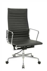 高/中背橫紋椅  EA會議椅 黑色 綠色