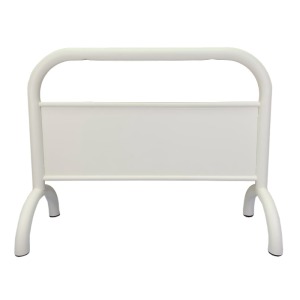 重型拒馬 霧米白色 禁止停車牌 鍍鋅鋼管烤漆拒馬 淨重15KG 印刷拒馬 可客製化