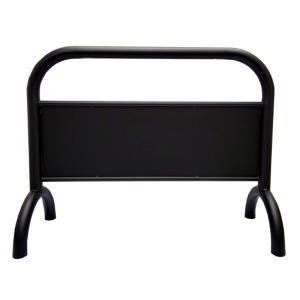 重型拒馬 平光黑色 禁止停車牌 鍍鋅鋼管烤漆拒馬 淨重15KG 印刷拒馬 可客製化