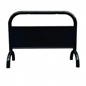 重型拒馬 亮光黑色 禁止停車牌 鍍鋅鋼管烤漆拒馬 淨重15KG 印刷拒馬 可客製化