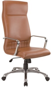 電鍍扶手辦公椅 高背/低背 FK辦公椅 黃赭