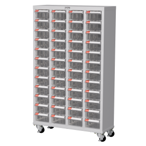 天鋼 移動款零件櫃 TKI-1412-2M 48格 PS透明抽屜 零件箱 附輪分類櫃 五金零件螺絲 玩具樂高收納