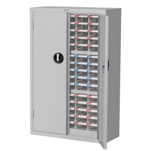 天鋼 加門型零件櫃 TKI-2515D 75格 PS透明抽屜 附鎖零件櫃 零件箱 分類櫃 五金零件螺絲收納 玩具樂高收納 台灣製