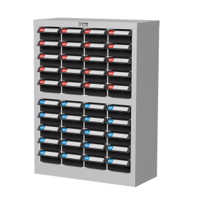 天鋼 零件櫃 TKI-2410-9 40格 PP黑色導電型抽屜 零件箱 分類櫃 五金零件螺絲收納 適合電子廠、零件儲存使用 台灣製