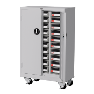 天鋼 加門型移動款零件櫃 CEA-330DM 30格 ABS+PS抽屜 附鎖移動款零件櫃 零件箱 附鎖零件櫃 分類櫃 五金零件螺絲收納 玩具樂高收納 台灣製