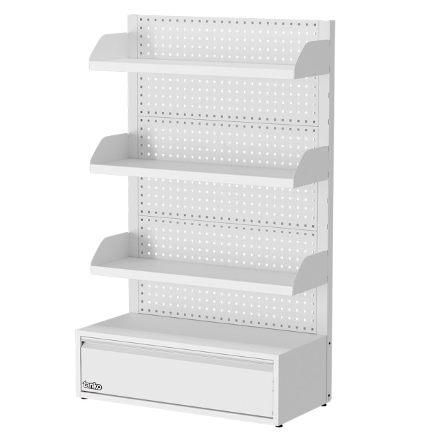 天鋼 Tanko 棚板展示架 DB-31 白色 單屜 可用深度31公分 貨架 陳列架 洞洞板層架 收藏架 台灣製