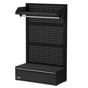 天鋼 Tanko 吊衣展示架 DD-31 黑色 單屜 可用深度41公分 服飾陳列架 吊衣架 貨架 洞洞板層架 收藏架 台灣製