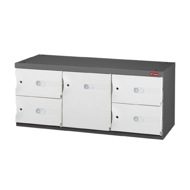 【樹德 SHUTER】SCM3-1M4S 5格鞋櫃 三色（白色.綠色.藍色）門片可選 置物櫃 收納櫃 儲物櫃 台灣製造