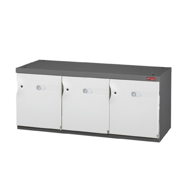 【樹德 SHUTER】SC-303M 3格鞋櫃 三色（白色.綠色.藍色）門片可選 置物櫃 收納櫃 儲物櫃 台灣製造