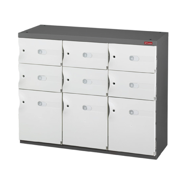 【樹德 SHUTER】SCM3-3M6S 9格鞋櫃 三色（白色.綠色.藍色）門片可選 置物櫃 收納櫃 儲物櫃 台灣製造