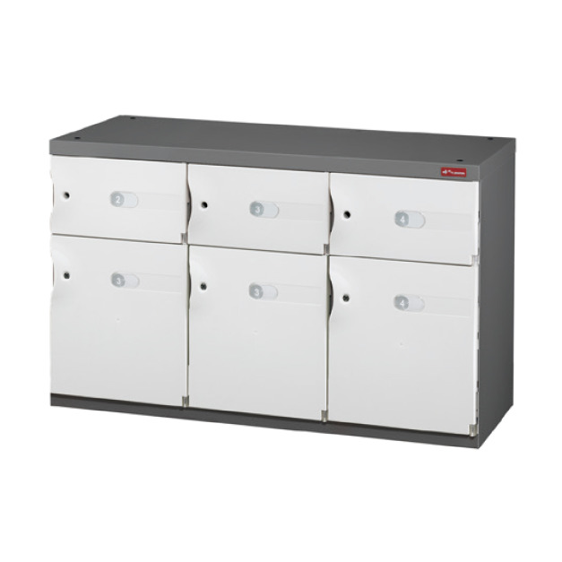 【樹德 SHUTER】SCM3-3M3S 6格鞋櫃 三色（白色.綠色.藍色）門片可選 置物櫃 收納櫃 儲物櫃 台灣製造