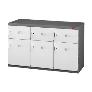 【樹德 SHUTER】SCM3-3M3S 6格鞋櫃 三色（白色.綠色.藍色）門片可選 置物櫃 收納櫃 儲物櫃 台灣製造