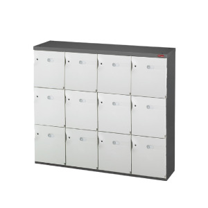 【樹德 SHUTER】SC-412M 12格鞋櫃 三色（白色.綠色.藍色）門片可選 置物櫃 收納櫃 儲物櫃 台灣製造