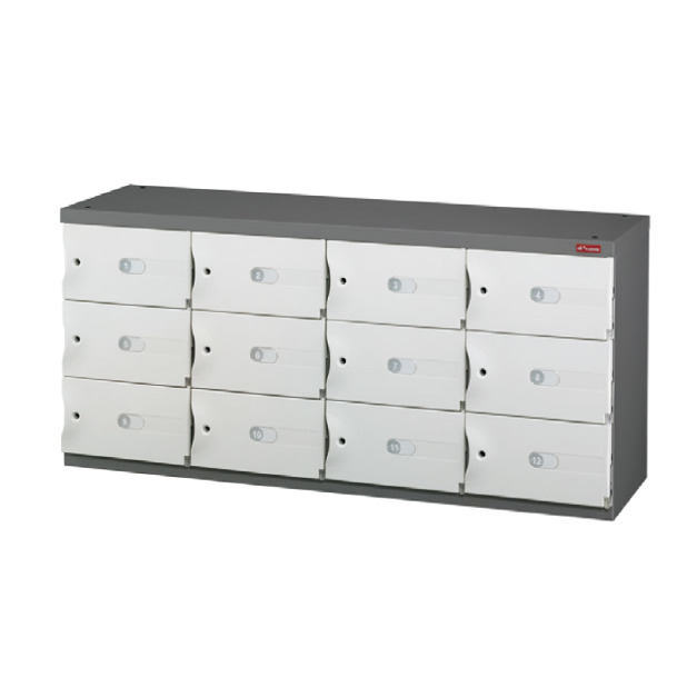 【樹德 SHUTER】SC-412S 12格鞋櫃 三色（白色.綠色.藍色）門片可選 置物櫃 收納櫃 儲物櫃 台灣製造