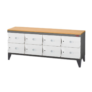 【樹德 SHUTER】SC-408A 8格鞋櫃 三色（白色.綠色.藍色）門片可選 置物櫃 收納櫃 儲物櫃 穿鞋椅 台灣製造