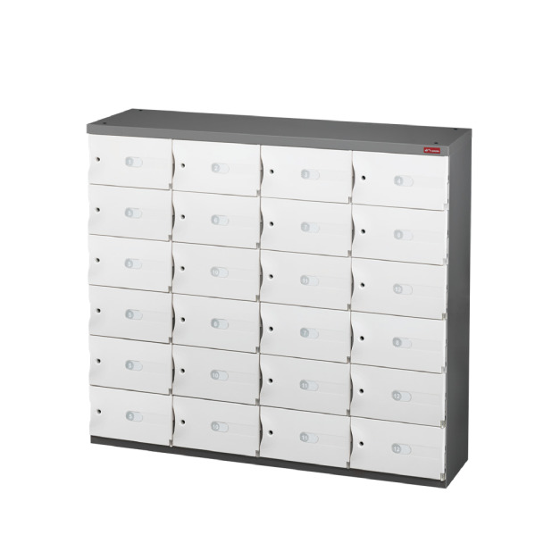 【樹德 SHUTER】SC-424S 24格鞋櫃 三色（白色.綠色.藍色）門片可選 置物櫃 收納櫃 儲物櫃 台灣製造