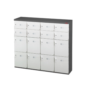 【樹德 SHUTER】SCM4-8M8S 16格鞋櫃 三色（白色.綠色.藍色）門片可選 置物櫃 收納櫃 儲物櫃 台灣製造