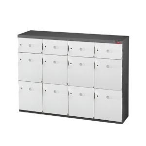 【樹德 SHUTER】SCM4-8M4S 12格鞋櫃 三色（白色.綠色.藍色）門片可選 置物櫃 收納櫃 儲物櫃 台灣製造