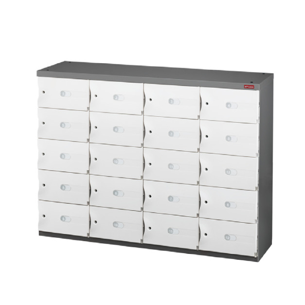 【樹德 SHUTER】SC-420S 20格鞋櫃 三色（白色.綠色.藍色）門片可選 置物櫃 收納櫃 儲物櫃 台灣製造