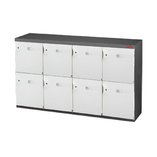 【樹德 SHUTER】SC-408M 8格鞋櫃 三色（白色.綠色.藍色）門片可選 置物櫃 收納櫃 儲物櫃 台灣製造