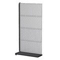 【天鋼 Tanko】立放式整理架 KL-1422 灰色 壁面款 連結型 方孔掛板*2+百葉掛板*2 物料架 洞洞板 工具牆整理架 台灣製