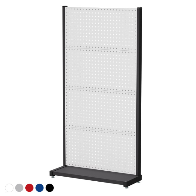 【天鋼 Tanko】立放式整理架 KR-1440 壁面款 獨立型 展示架 白.紅.藍.灰.黑 五色可選 方孔掛板 物料架 洞洞板 台灣製