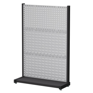 【天鋼 Tanko】立放式整理架 KR-1312 灰色 壁面款 獨立型 方孔掛板*1+百葉掛板*2 物料架 洞洞板 工具牆整理架 台灣製