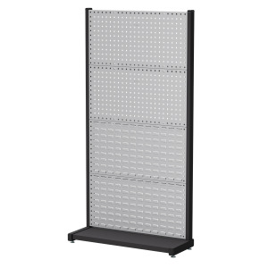 【天鋼 Tanko】立放式整理架 KR-1422 灰色 壁面款 獨立型 方孔掛板*2+百葉掛板*2 物料架 洞洞板 工具牆整理架 台灣製