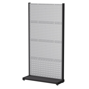 【天鋼 Tanko】立放式整理架 KR-1431 灰色 壁面款 獨立型 方孔掛板*3+百葉掛板*1 物料架 洞洞板 工具牆整理架 台灣製