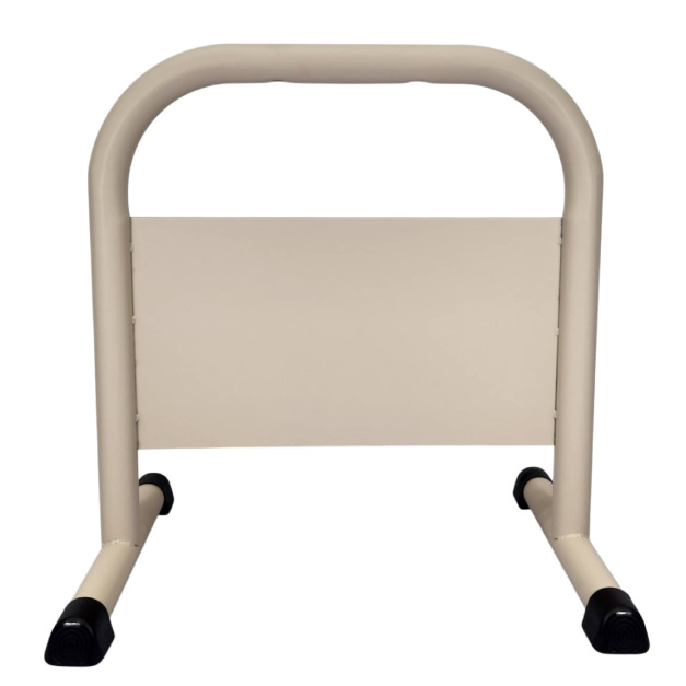 迷你重型拒馬 霧奶茶色 禁止停車牌 鍍鋅鋼管烤漆拒馬 淨重12KG 印刷拒馬 可客製化