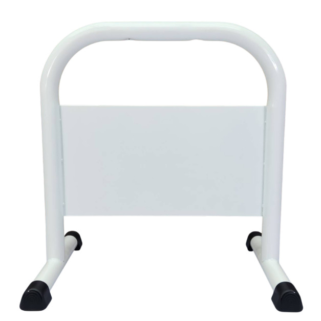 迷你重型拒馬 亮白色 禁止停車牌 鍍鋅鋼管烤漆拒馬 淨重12KG 印刷拒馬 可客製化