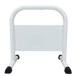 迷你重型拒馬 亮白色 禁止停車牌 鍍鋅鋼管烤漆拒馬 淨重12KG 印刷拒馬 可客製化