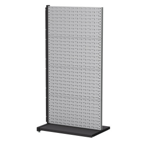 【天鋼 Tanko】立放式整理架 KL-2408 灰色 雙面款 連結型 百葉掛板*8 物料架 洞洞板 工具牆整理架 台灣製