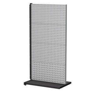 【天鋼 Tanko】立放式整理架 KL-2462 灰色 雙面款 連結型 方孔掛板*6+百葉掛板*2 物料架 洞洞板 工具牆整理架 台灣製