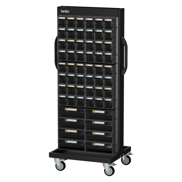 【天鋼 Tanko】上手盒整理車 EKC-331M 雙面整理車 112抽 快取車 快取盒推車 零件整理車 上手盒 分類零件盒 五金零件收納 台灣製