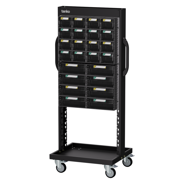 【天鋼 Tanko】上手盒整理車 EKC-210M 雙面整理車 48抽 快取車 快取盒推車 零件整理車 上手盒 分類零件盒 五金零件收納 台灣製