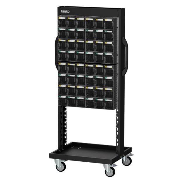 【天鋼 Tanko】上手盒整理車 EKC-330M 雙面整理車 96抽 快取車 快取盒推車 零件整理車 上手盒 分類零件盒 五金零件收納 台灣製