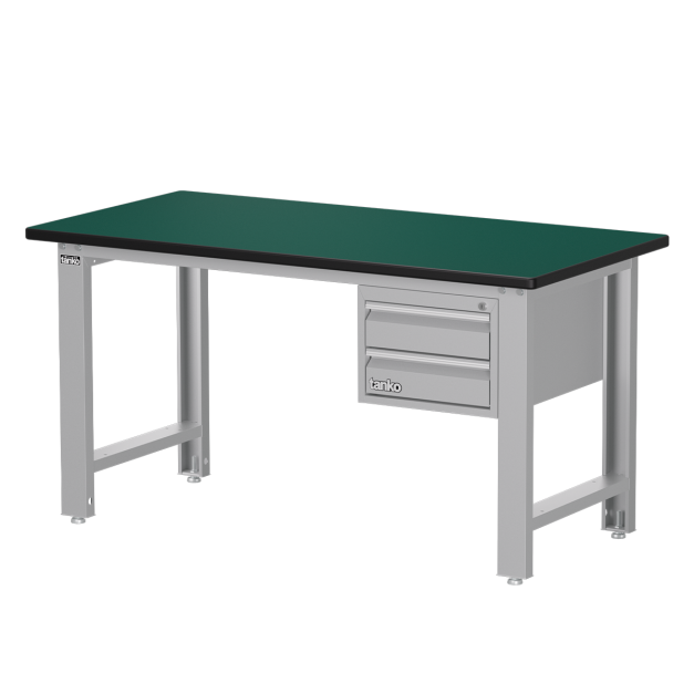 天鋼 Tanko】WBS-53022N 專業標準型抽屜工作桌 150公分 台灣製造｜600kg 荷重 50mm耐衝擊/吸振/耐酸鹼 敲擊加工生產線包裝桌