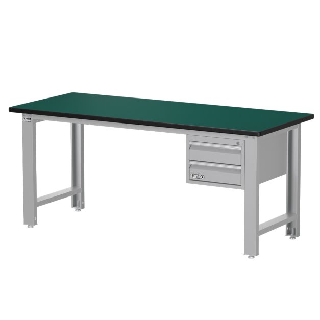【天鋼 Tanko】WBS-63022N 專業標準型抽屜工作桌 180公分 台灣製造｜30mm耐衝擊桌板 平均荷重 600kg 耐衝擊/吸振/耐酸鹼 敲擊加工生產線包裝桌