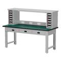 【天鋼 Tanko】WBT-6203N 專業標準型抽屜工作桌 180公分 台灣製造｜平均荷重 600kg ｜桌板耐衝擊.吸振.耐酸鹼｜掛板 棚板 插座 燈具 全系列上架組件自由選配_5