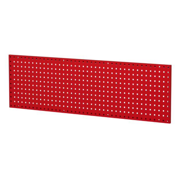 【天鋼 Tanko】KQ-310A 紅色 專業鋼製方孔掛板 洞洞板 150x45cm｜1.4mm超厚板材 附塑膠壁虎鐵板牙螺絲｜可搭配掛鉤掛架背掛盒工具收納