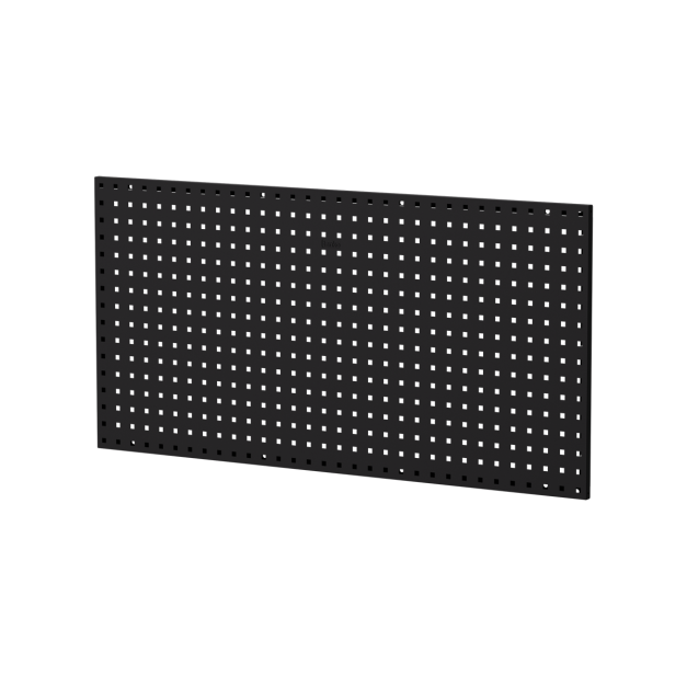 【天鋼 Tanko】KQ-408A 黑色 專業鋼製方孔掛板/洞洞板 120x60cm｜1.4mm超厚板材/附塑膠壁虎鐵板牙螺絲｜可搭配掛鉤掛架背掛盒工具收納