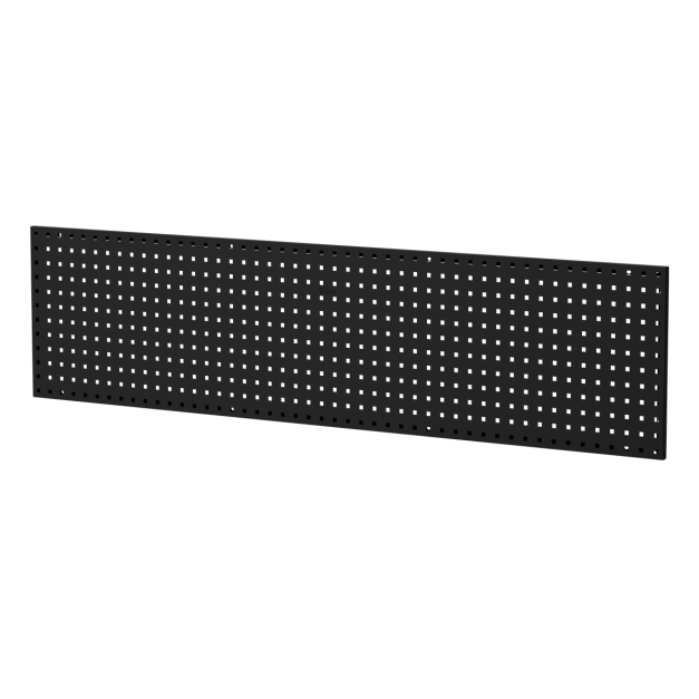 【天鋼 Tanko】KQ-312A 黑色 專業鋼製方孔掛板 洞洞板 180x45cm｜1.4mm超厚板材 附塑膠壁虎鐵板牙螺絲｜可搭配掛鉤掛架背掛盒工具收納