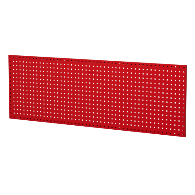 【天鋼 Tanko】KQ-412A 紅色 專業鋼製方孔掛板/洞洞板 180x60cm｜1.4mm超厚板材/附塑膠壁虎鐵板牙螺絲｜可搭配掛鉤掛架背掛盒工具收納