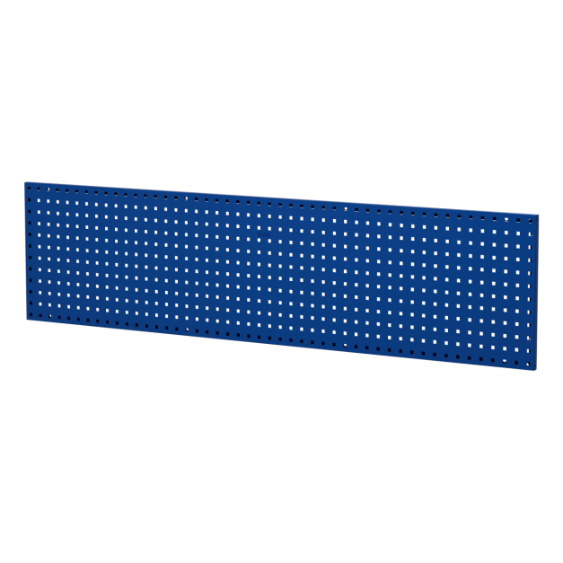 【天鋼 Tanko】KQ-312A 藍色 專業鋼製方孔掛板 洞洞板 180x45cm｜1.4mm超厚板材 附塑膠壁虎鐵板牙螺絲｜可搭配掛鉤掛架背掛盒工具收納