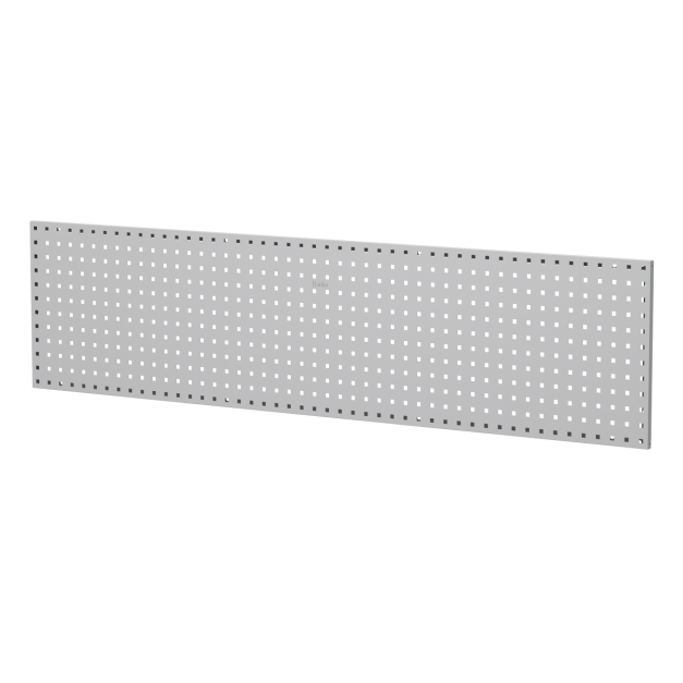 【天鋼 Tanko】KQ-312A 灰色 專業鋼製方孔掛板 洞洞板 180x45cm｜1.4mm超厚板材 附塑膠壁虎鐵板牙螺絲｜可搭配掛鉤掛架背掛盒工具收納