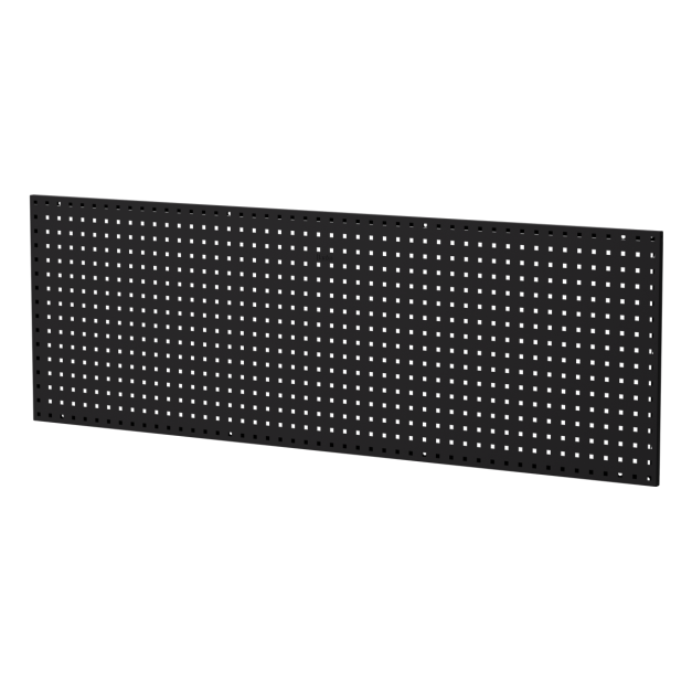 【天鋼 Tanko】KQ-412A 黑色 專業鋼製方孔掛板/洞洞板 180x60cm｜1.4mm超厚板材/附塑膠壁虎鐵板牙螺絲｜可搭配掛鉤掛架背掛盒工具收納