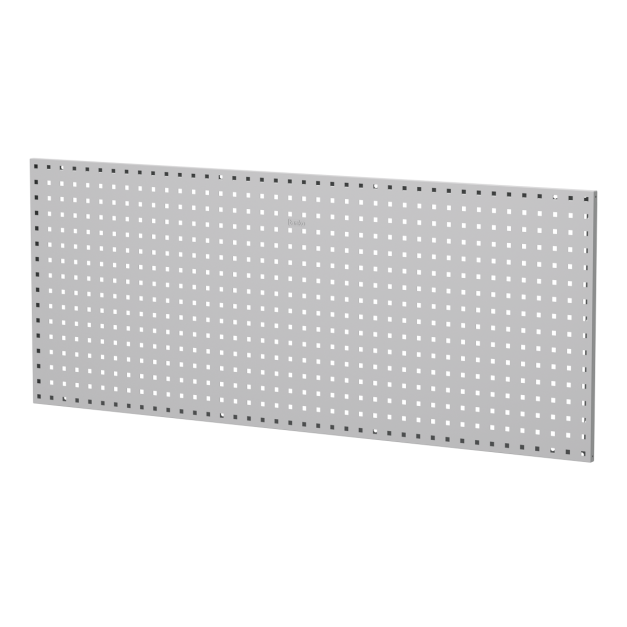 【天鋼 Tanko】KQ-410A 灰色 專業鋼製方孔掛板/洞洞板 150x60cm｜1.4mm超厚板材/附塑膠壁虎鐵板牙螺絲｜可搭配掛鉤掛架背掛盒工具收納