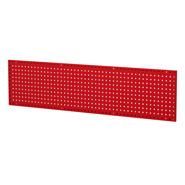 【天鋼 Tanko】KQ-312A 紅色 專業鋼製方孔掛板 洞洞板 180x45cm｜1.4mm超厚板材 附塑膠壁虎鐵板牙螺絲｜可搭配掛鉤掛架背掛盒工具收納